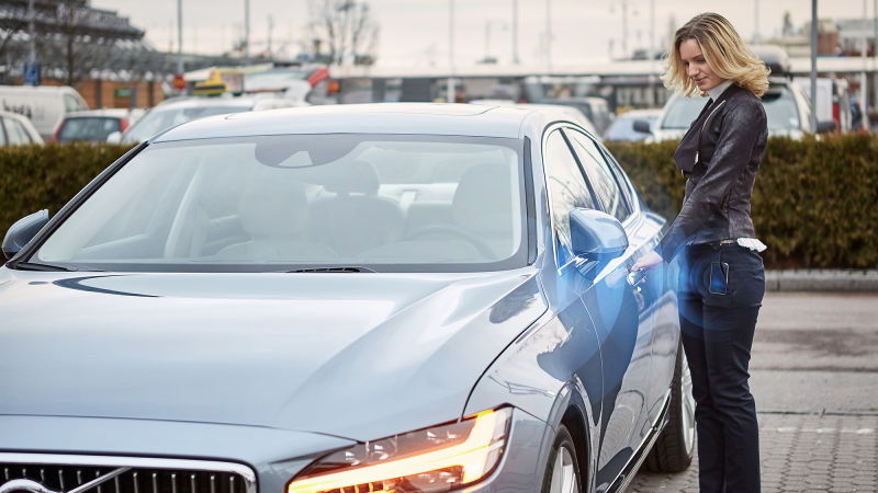 volvo keyless smartphone entry