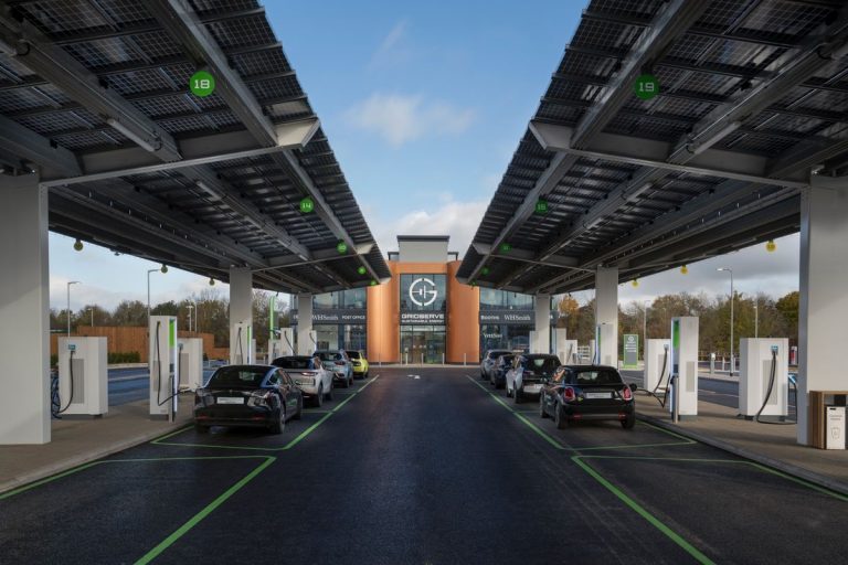 The First Electric Vehicle Charging Station Opens in the UK