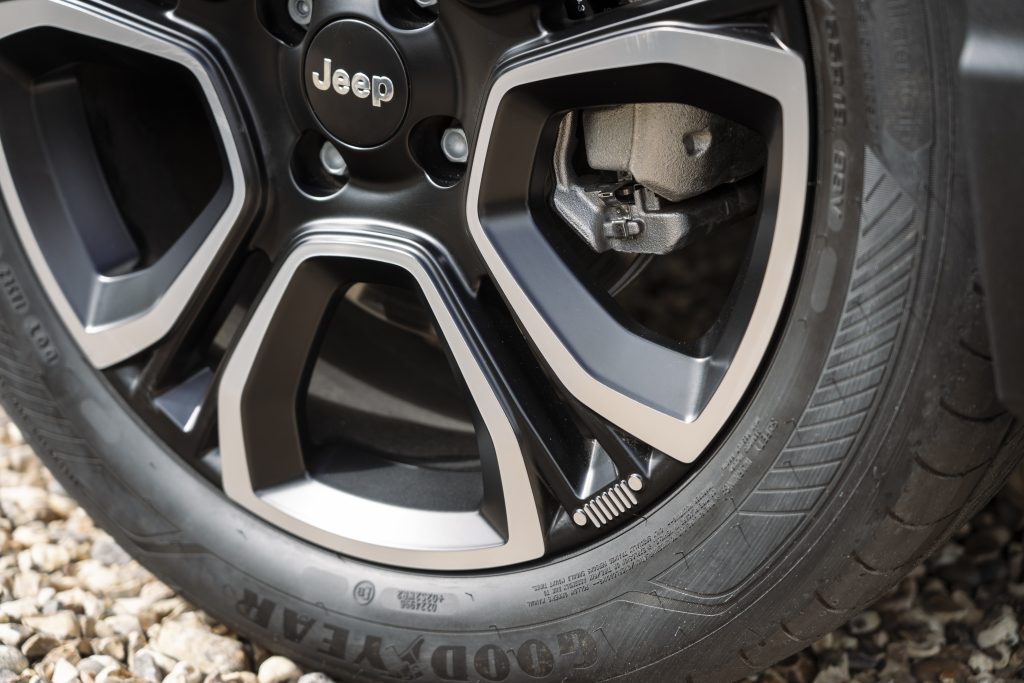 Close up shot of Avenger wheel