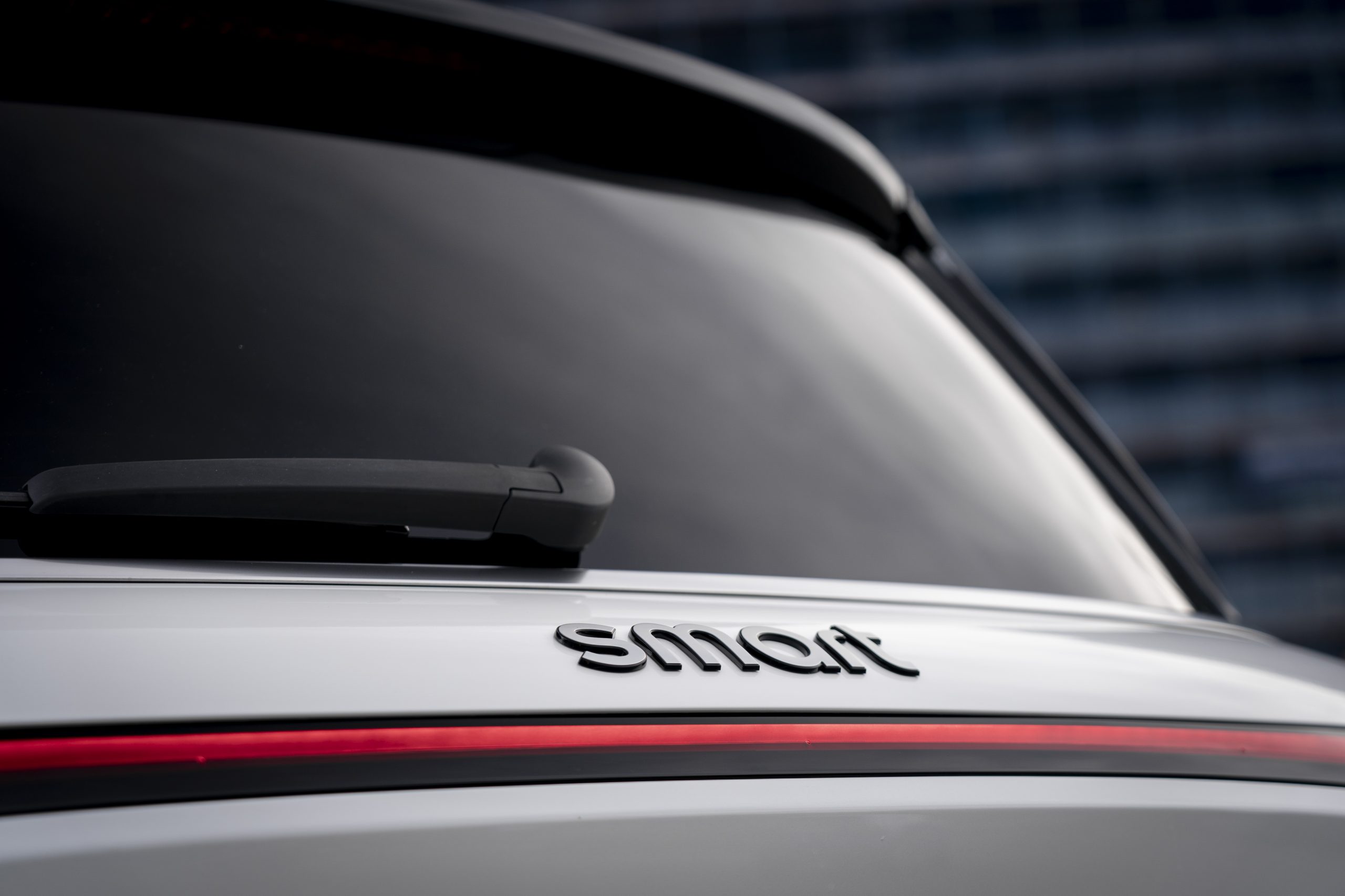 Smart logo on car