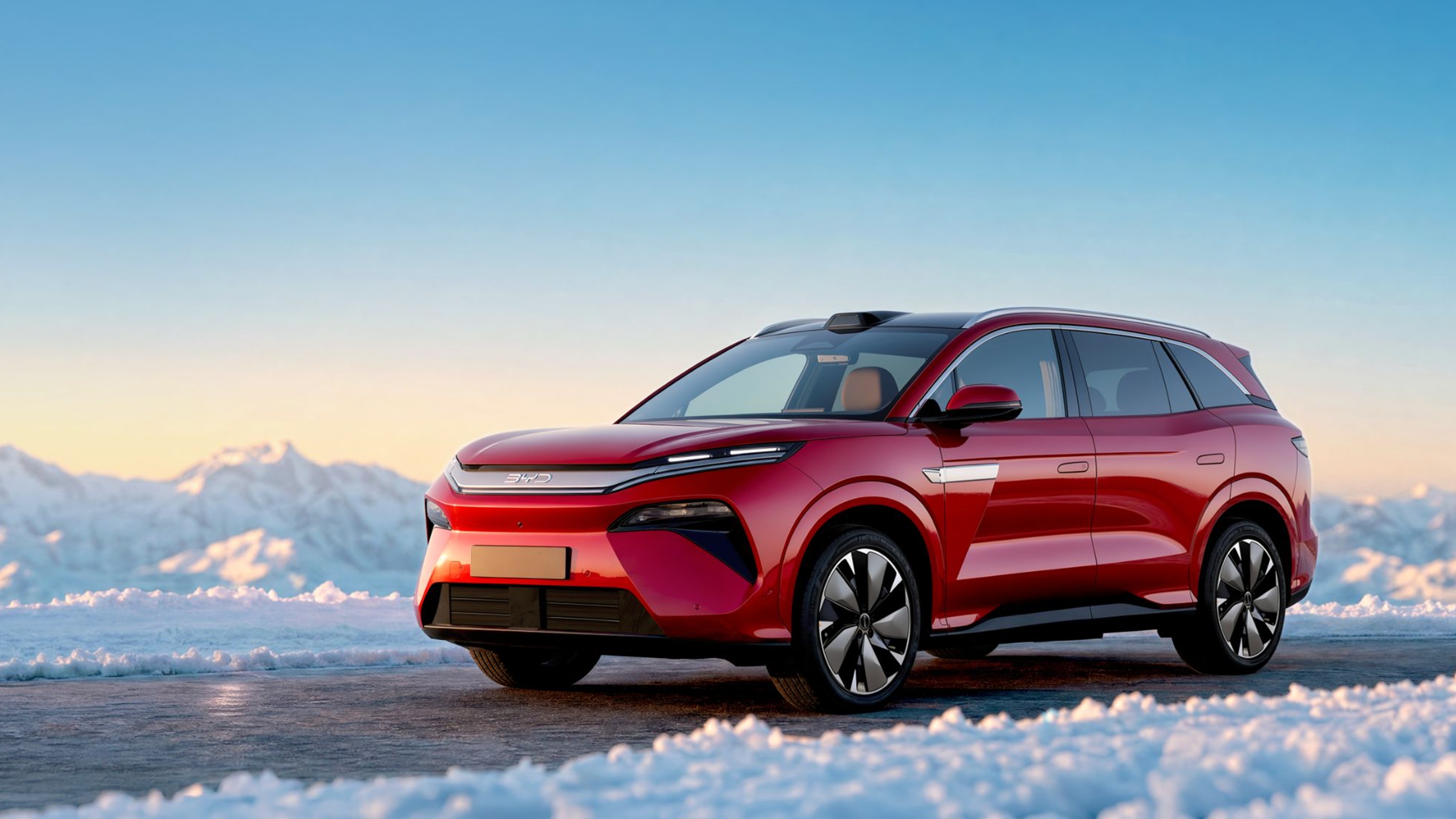 BYD Atto 8 at the 2026 Paris Motor Show